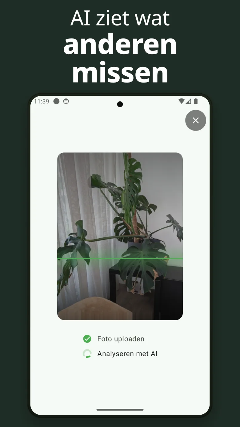 Fotografeer om te identificeren — gebruik camera of galerij